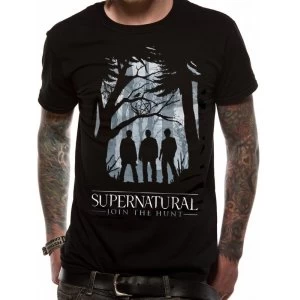 Image of Supernatural - Group Outline (Unisex) Black Small