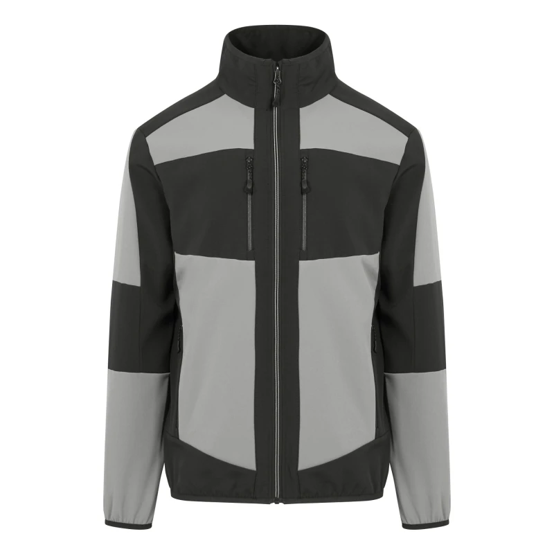 Image of Regatta Professional Mens 2 Layer Soft Shell Jacket in Dark Grey Size: XS Dark Grey Male XS