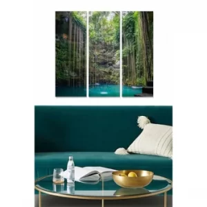 Image of MDF1245134968 Multicolor Decorative MDF Painting (3 Pieces)