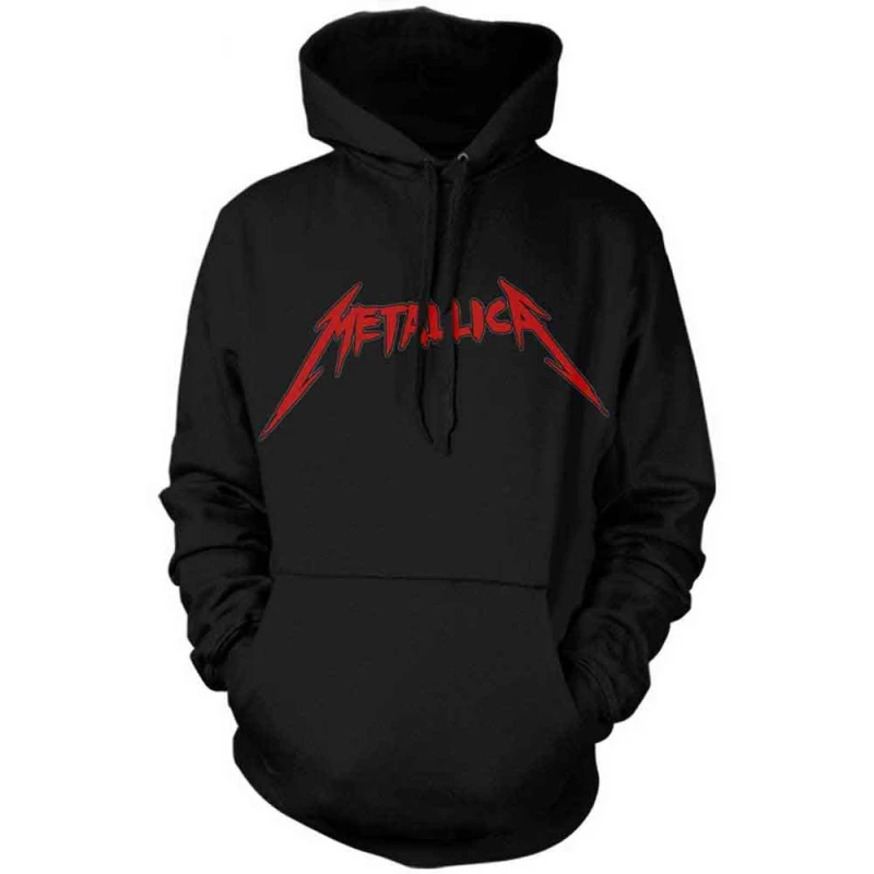 Image of Metallica Mens Screaming Skull Hoodie in Black Size: Small Black Male S