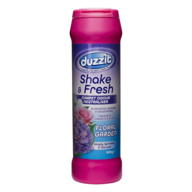 Image of Duzzit Shake & Fresh Carpet Deodoriser - 500G - Floral Garden