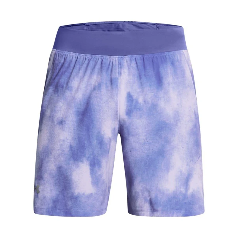 Image of Under Armour UA Launch Pro 7" Printed Shorts - Purple Purple S
