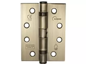 Image of Eclipse 14110 102x76x2.7mm Ball Bearing Hinge Fire Door 11 Antique Bronze Plate 2pk