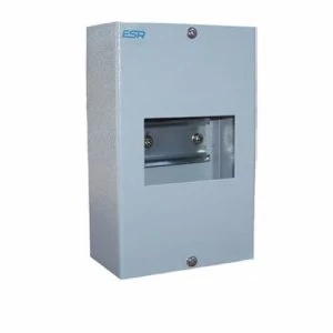 Image of ESR Metal Modular Consumer Unit Enclosure Without Doors - 2 Way