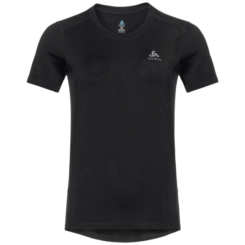 Image of Odlo Merino 200 Short Sleeve Baselayer T-Shirt - Black 8