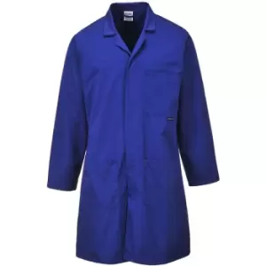 Image of 2852 - Royal Blue Standard Lab Coat Jacket sz Small Regular - Portwest