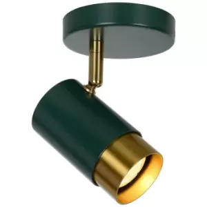 Image of Lucide Lighting - Lucide floris - Ceiling Spotlight - Ø10cm - 1xGU10 - Green