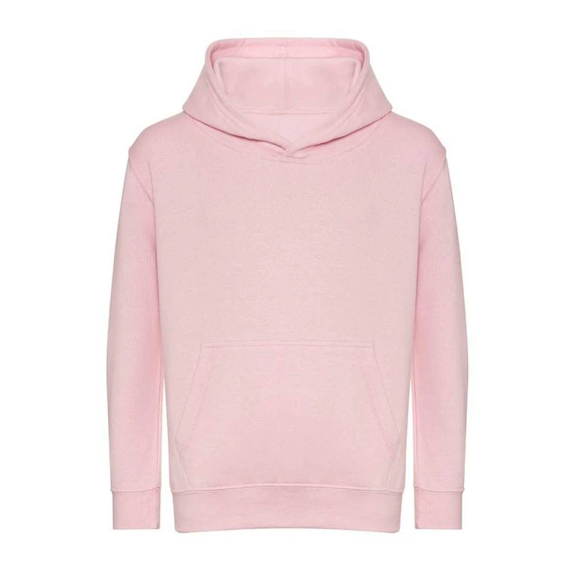 Image of AWDis Plain Hoodie in Baby Pink Size: 12-13 Years Baby Pink Unisex 12-13 Years