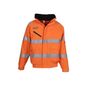 Image of Yoko Fontaine Flight Jacket (S) (Orange)