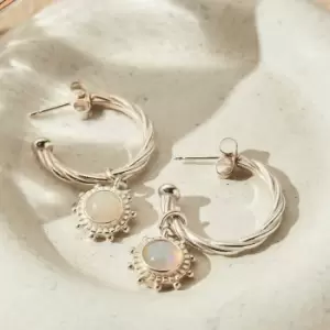 Image of ChloBo Silver New Hope Hoop Earrings