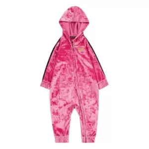Image of Nike Crushed Velvet Coverall - Pink