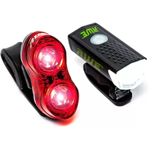 Image of Awe Awebright USB Rechargeable Bicycle Light Set 340 Lumens