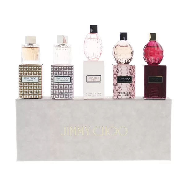 Image of Jimmy Choo 5 Piece Mini Set - L'eau - Illicit Flower - Fever - Illicit - Jimmy Choo