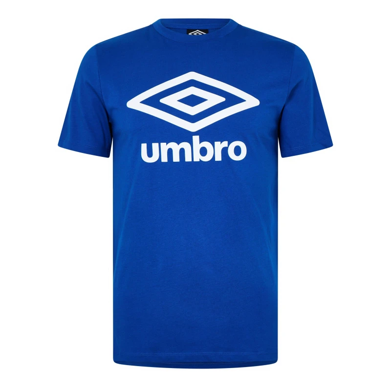Image of Umbro Logo T-Shirt Adults - Blue Blue S