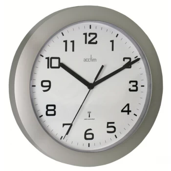 Image of Acctim Peron Wall Clock Silver Silver