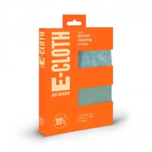 Image of E-Cloth Pack of 2 Kitchen Cloths Blue