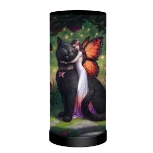 Image of Cat and Fairy Lamp UK Plug