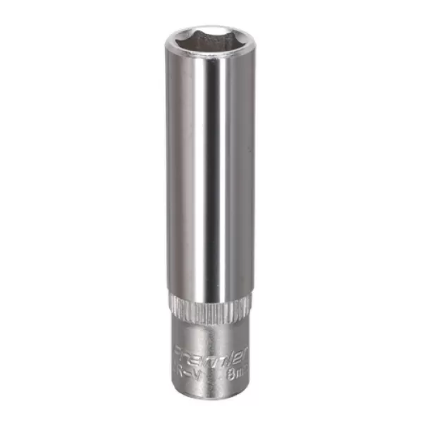 Image of Genuine SEALEY S1408D WallDrive® Socket 8mm Deep 1/4Sq Drive