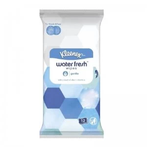 Image of Kleenex Water Fresh Gentle Wipes 12 Wipes