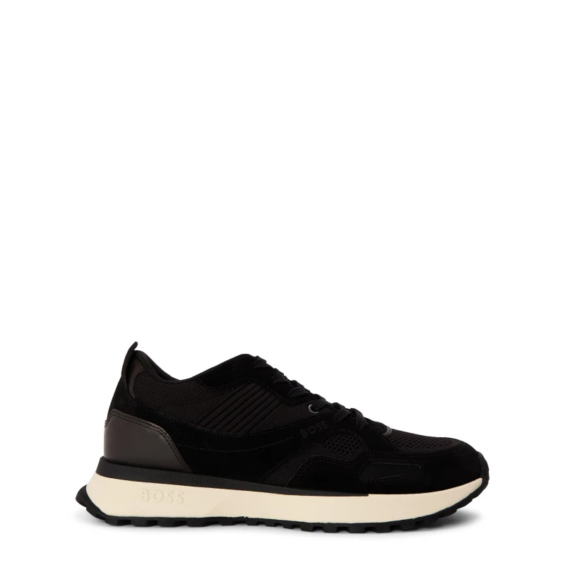 Image of Boss Mens Jonah Runners Low-Top Trainers Low Trainers 6 (40) Black 11686940260