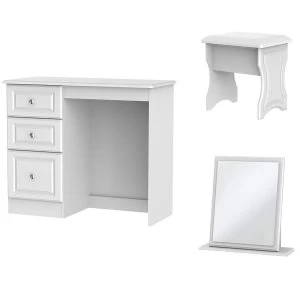 Image of Robert Dyas Montego 3 Piece Dressing Table Set