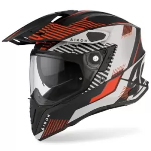 Image of Airoh Commander Boost Motocross Helmet, black-orange, Size L, black-orange, Size L