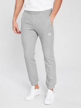 Image of adidas Originals Trefoil Pants - Medium Grey, Medium Grey Heather, Size XL, Men