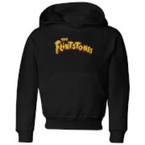 Image of The Flintstones Logo Kids Hoodie - Black - 5-6 Years