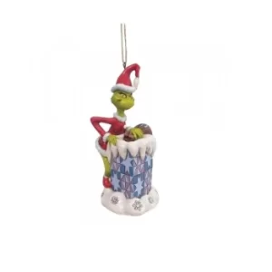 Image of Grinch Climbing in Chimney HO