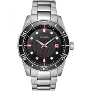 Image of Mens Bulova Quartz Sport Chronograph Stainless Steel Watch