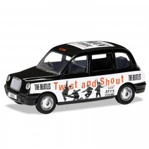 Image of The Beatles London Taxi Twist and Shout Model Set - Scale 1:36