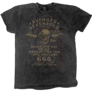 Image of Avenged Sevenfold - Seize The Day Unisex Medium T-Shirt - Black