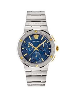 Image of Versace Medusa Icon 38MM SS Case White Silver Dial - SS Band, Stainless Steel, Women