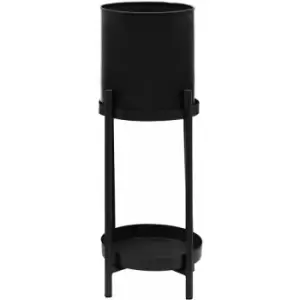 Image of Asher Two Tier Black Plant Stand - Premier Housewares