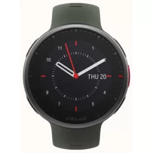 Image of Polar Vantage V2 H10 HR Sensor Quartz Digital Dial Green Rubber Strap Smartwatch 90083652