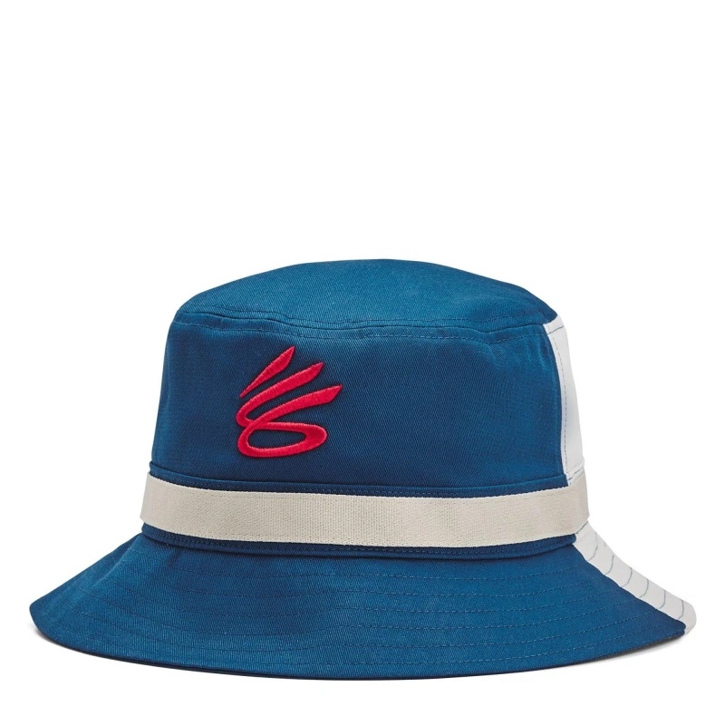 Image of Under Armour Unisex Curry Bucket Hat Blue unisex Sml/Med
