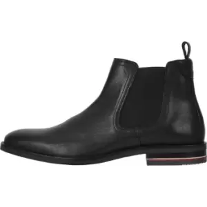 Image of Tommy Hilfiger Signature Hilfiger Lth Chelsea - Black