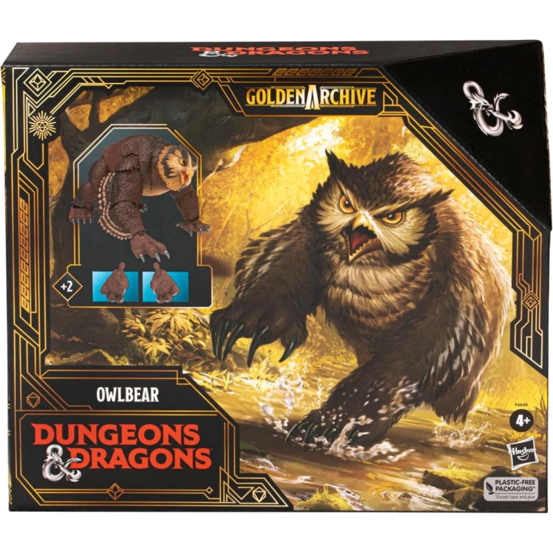 Image of Hasbro Dungeons & Dragons Golden Archive Owlbear Action Figure
