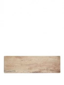 Image of Kitchencraft We Love Summer Melamine Wood-Effect Rectangular Serving Platter