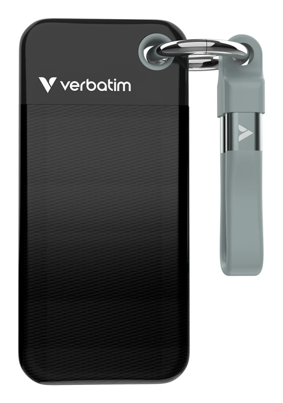 Image of Verbatim Verbatim Pocket 1TB External SSD hard drive USB C (USB 3.2 2nd gen) Black, Grey 32190 32190