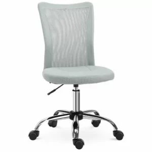 Image of Luciana Armless Office Chair with Mesh Back, Grey
