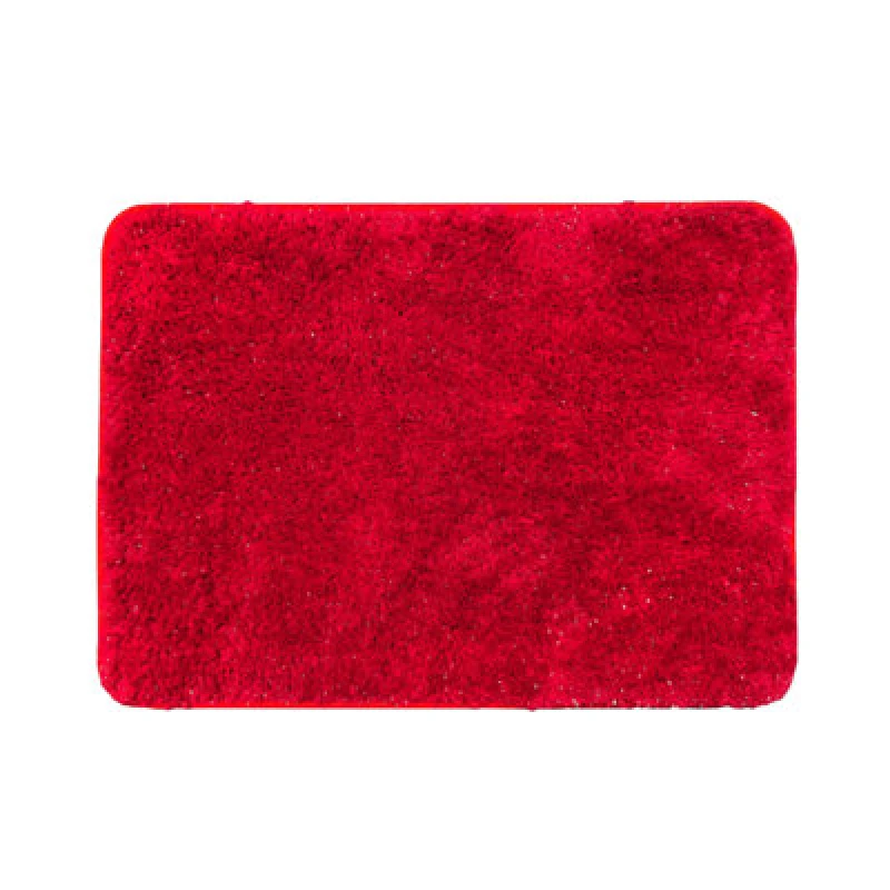 Image of Allure Bath Fashions Bling Sparkle Non Slip Bath Mat 40 X 60Cm - Red