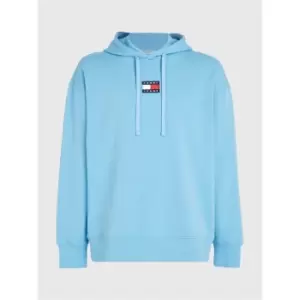 Image of Tommy Jeans Tjm Rlx College Pop Text Hoodie - Blue