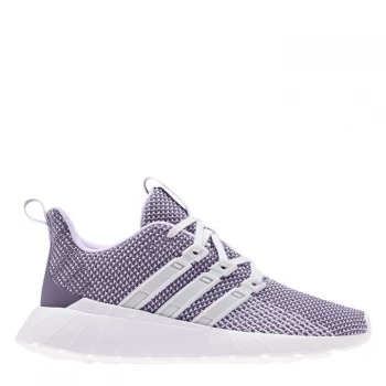 Image of adidas Questar Flow Trainers Junior Girls - Purple/Grey/Wht