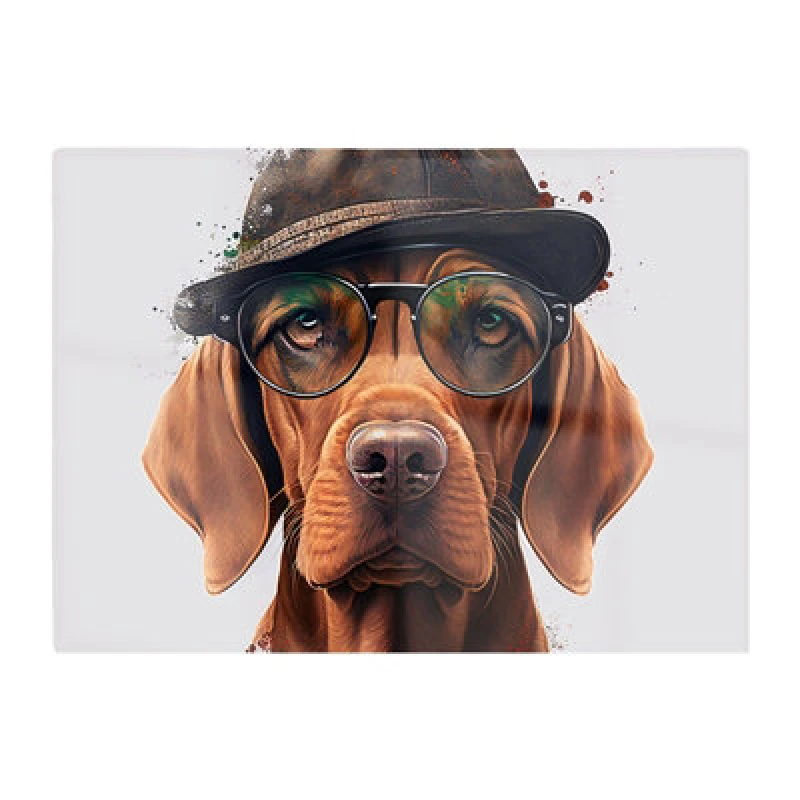 Image of Warren Reed Designer Hungarian Vizsla Dog Splashart Chopping Board