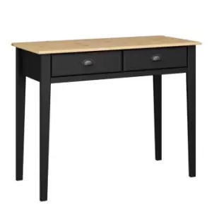 Image of Nola Hall Table Black And Pine