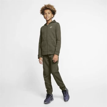 Image of Nike Fleece Tracksuit Junior Boys - Rough Greeen
