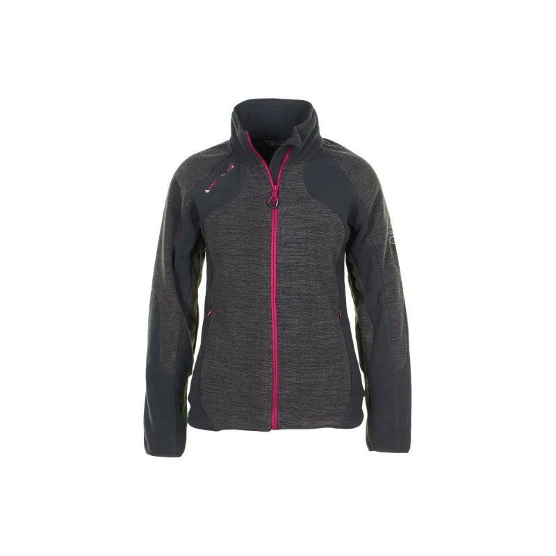Image of Womens fleece jacket Peak Mountain Acut Gris Female L