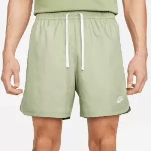 Image of Nike Nsw Woven Flow Shorts, Oil Green/White, Male, Shorts, DM6829-386
