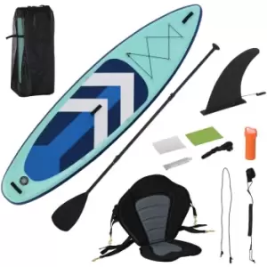 Image of Homcom - Inflatable Stand Up Paddle Board Kayak w/ Accessories Adult Kids Fun